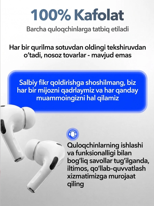 Simsiz quloqchinlar, bluetooth, pods pro 2