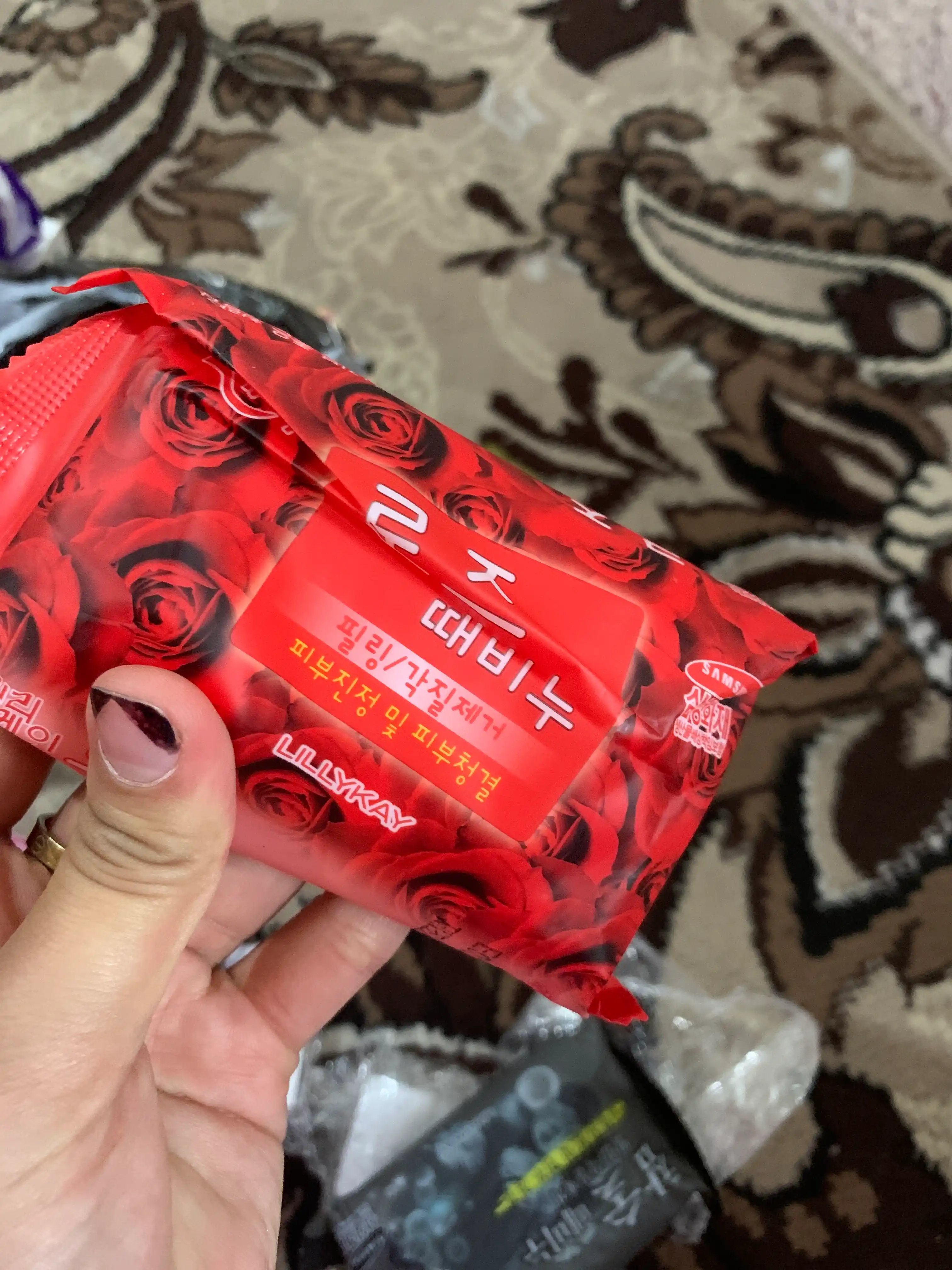 LillyKay yuz va tana uchun kosmetik piling sovun, 150 g, Koreya
