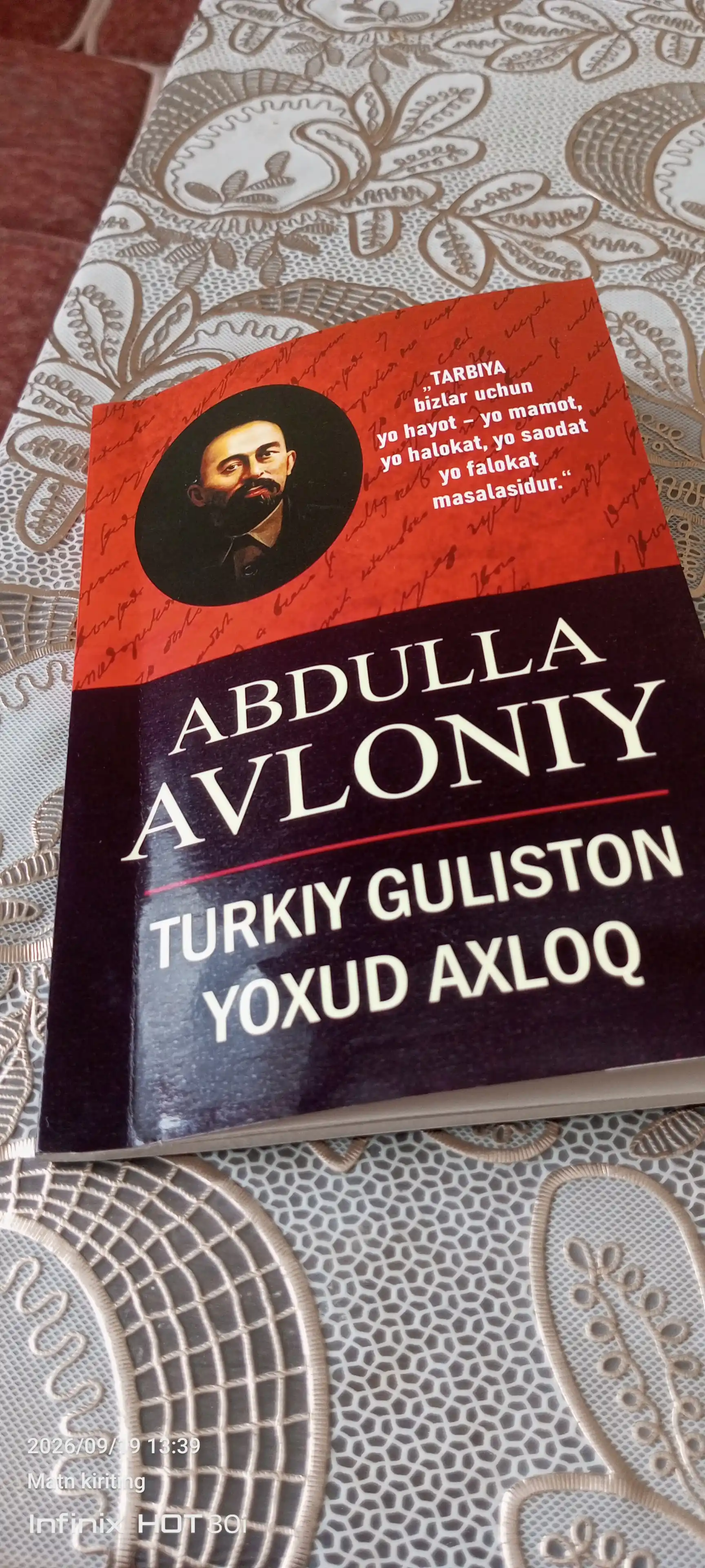 Turkiy Guliston, Abdulla Avloniy
