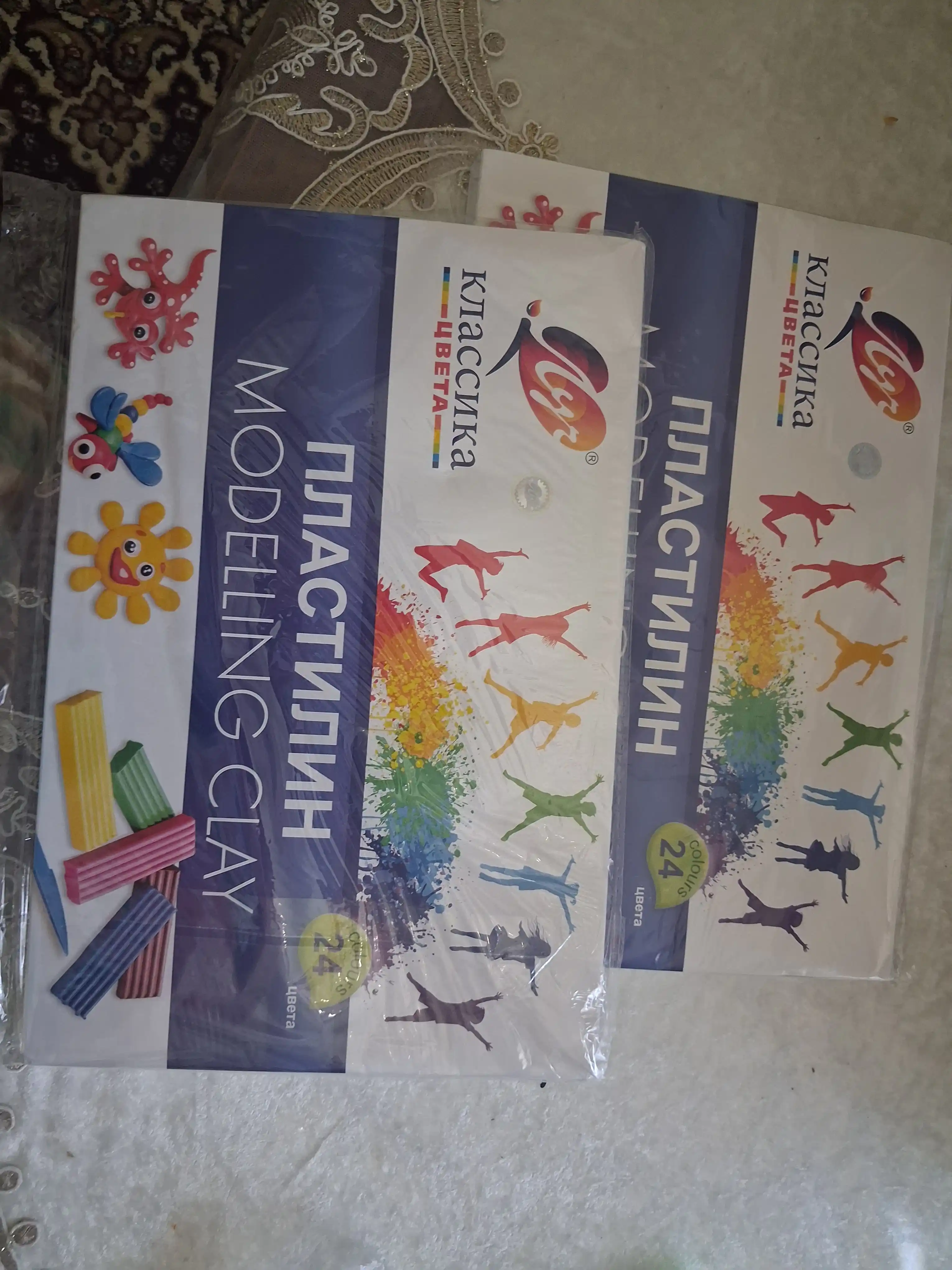 Plastilin "Классика", 24 ranglar
