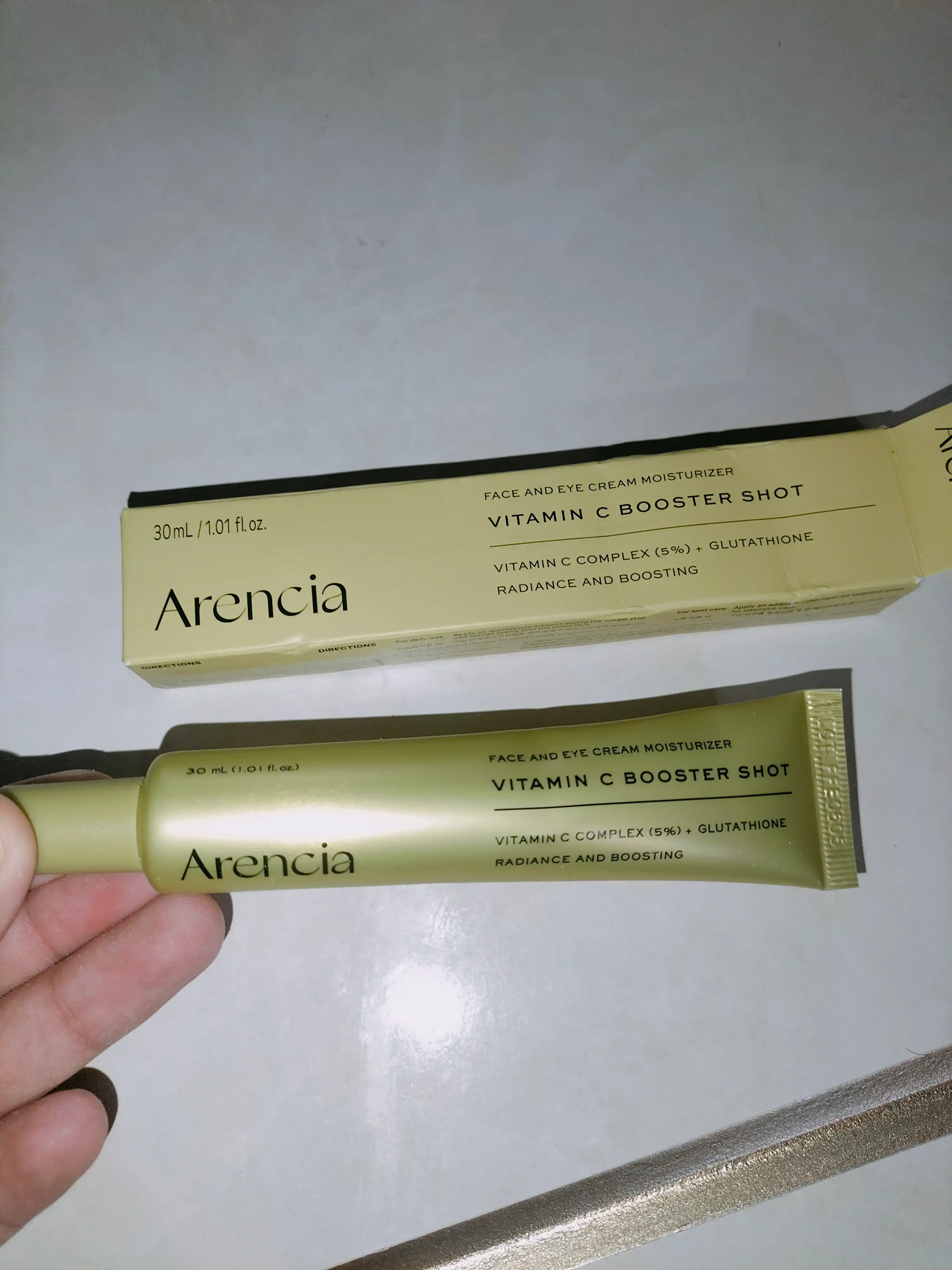 Крем для лица Arencia Vitamin C Booster Shot, осветляющий и увлажняющий, 30 мл