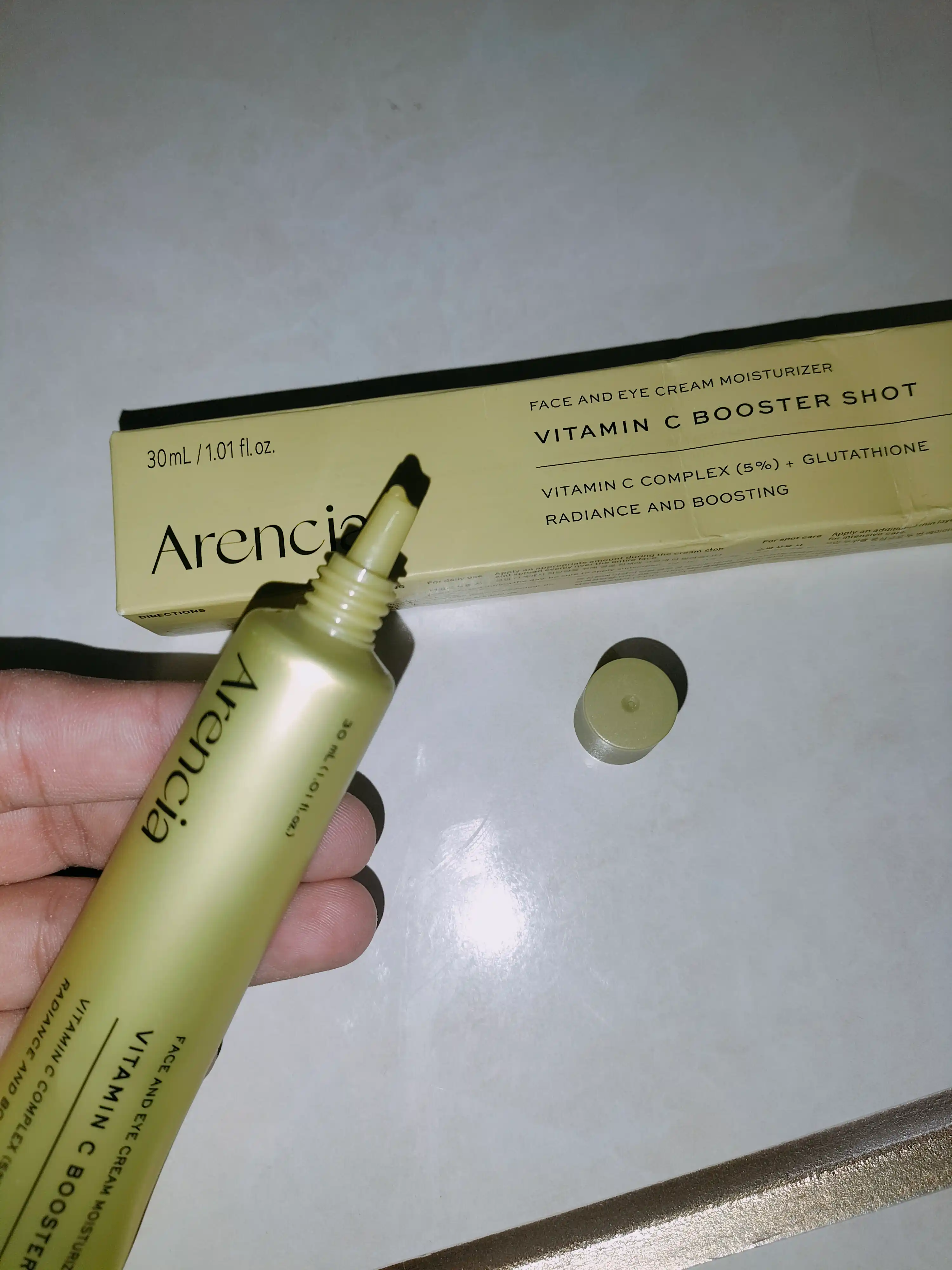 Крем для лица Arencia Vitamin C Booster Shot, осветляющий и увлажняющий, 30 мл