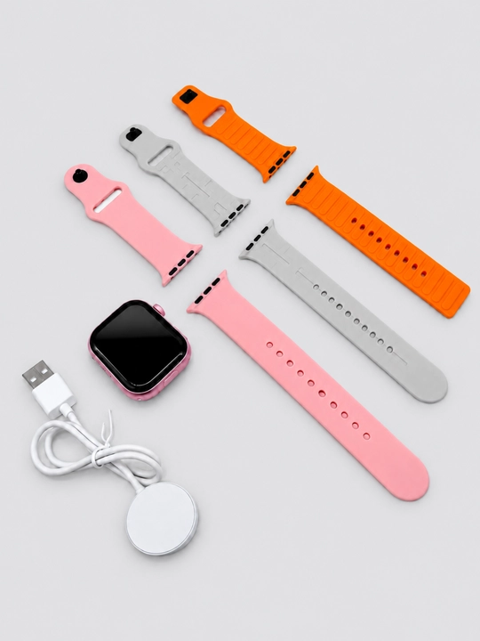 Smart Watch MK75 ayollar aqlli soati + taqinchoqlar sovg'a to'plami 3 xil remeshogi bilan