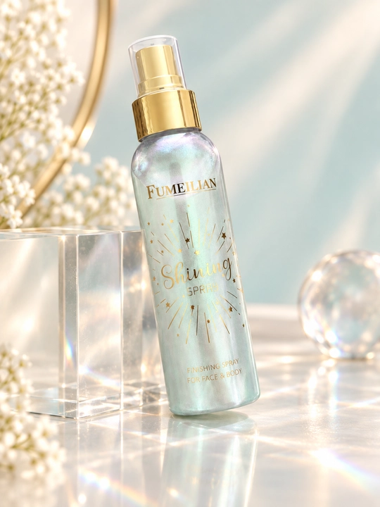 Yuz va tana uchun yaltiratuvchi shimmer sprey FUMEILIAN Shining Spray
