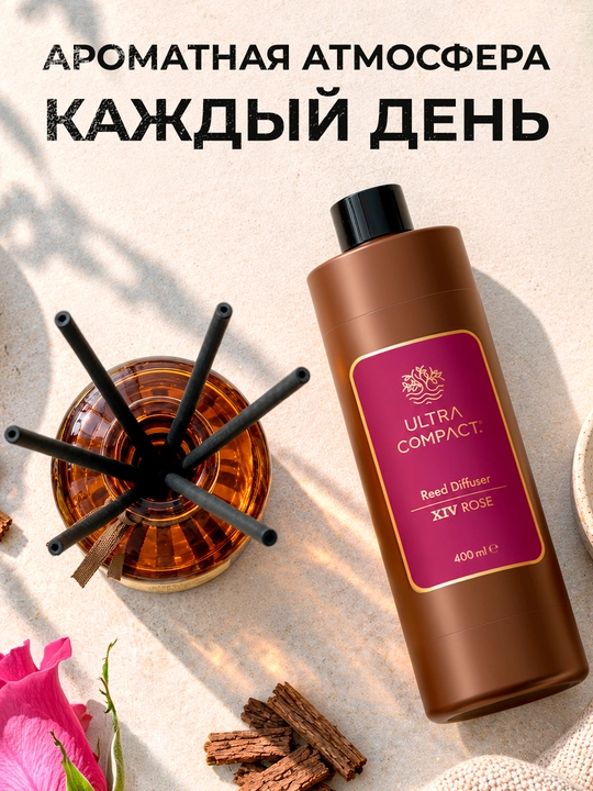 ULTRA COMPACT Сменный пластинчатый диффузор ROSE GARDEN 400 мл