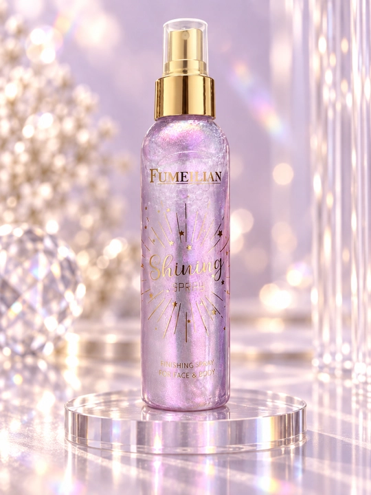 Yuz va tana uchun yaltiratuvchi shimmer sprey FUMEILIAN Shining Spray
