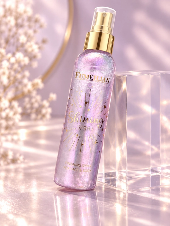 Yuz va tana uchun yaltiratuvchi shimmer sprey FUMEILIAN Shining Spray