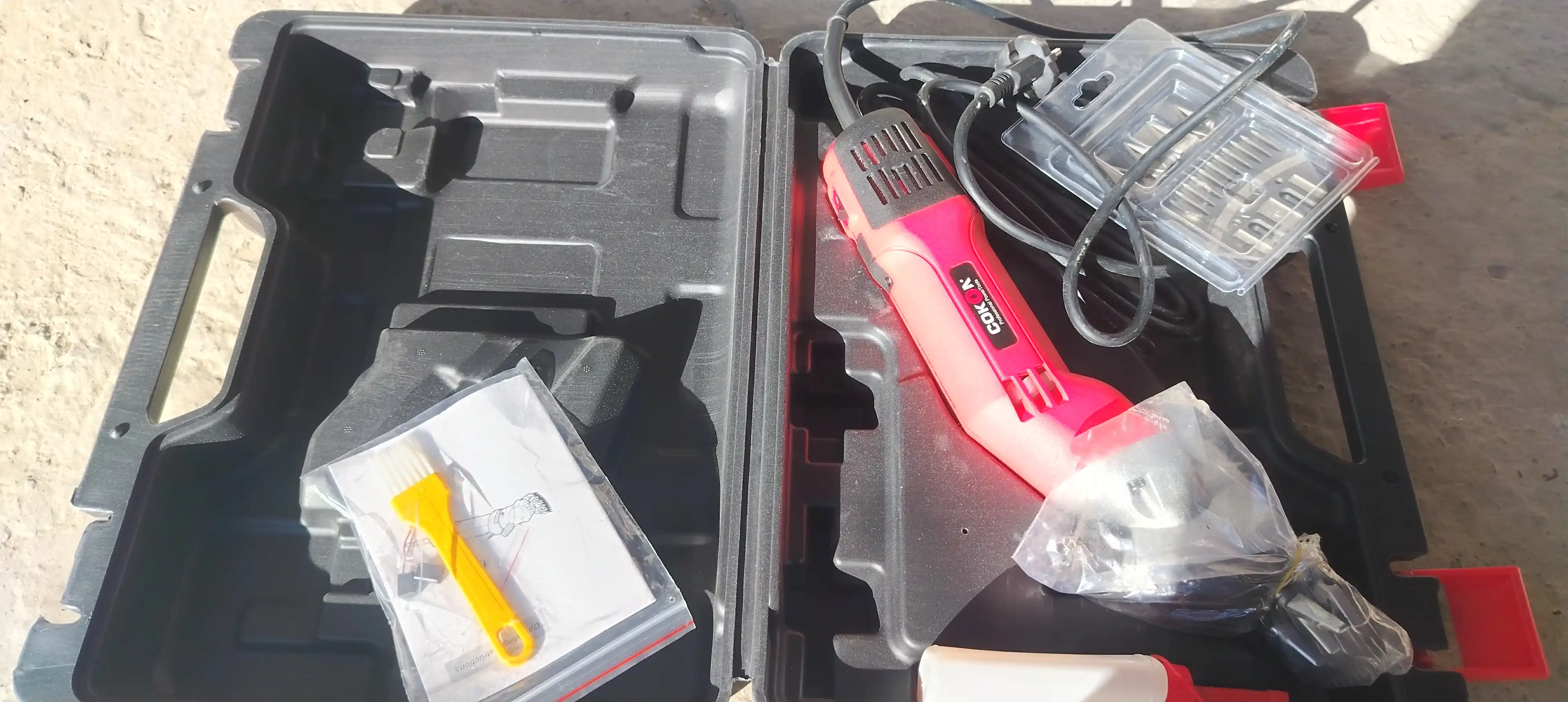 Professional elektr qo‘y junini qirqish mashinkasi, to‘liq komplekt