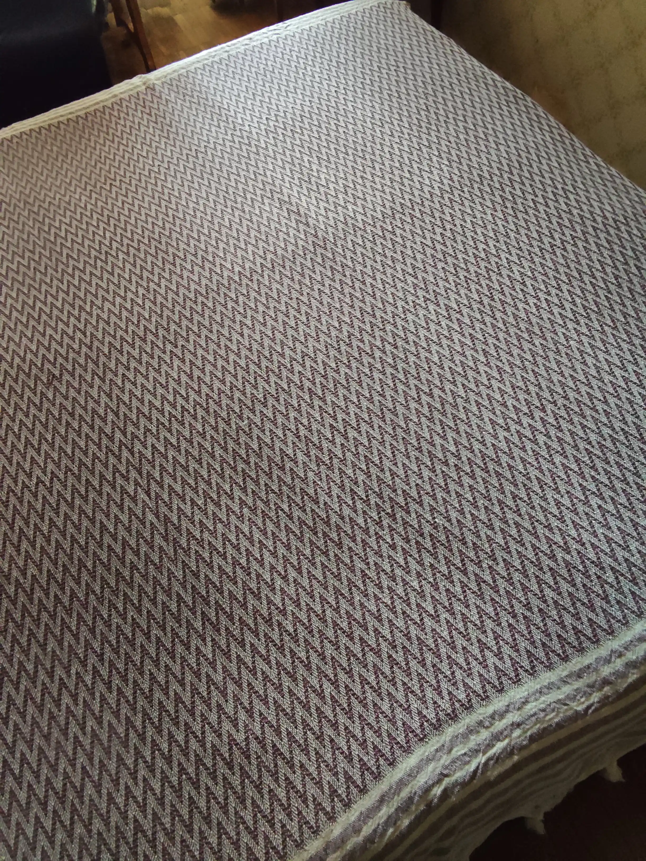 Ikki kishilik paxtali pled-yopinchiq 210×230 sm, popukli, karavot va divan uchun