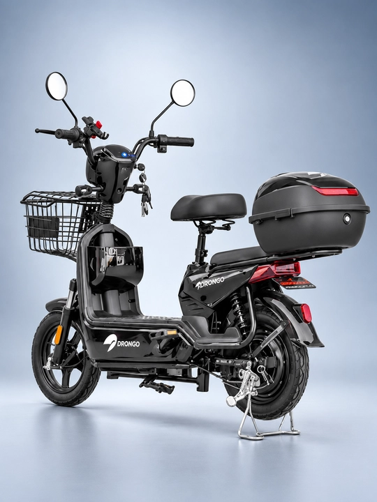 Электроскутер Drongo R14, 45 км/ч, запас хода до 50 км, аккумулятор 48 Ач