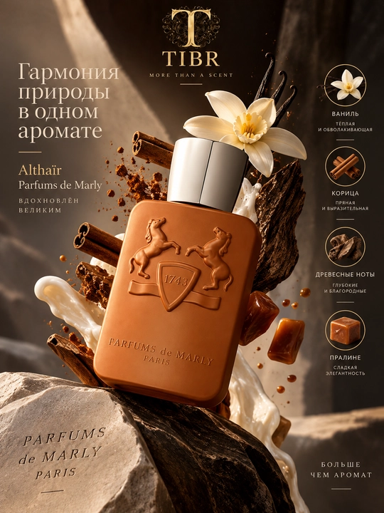 Духи мужские Althair Parfus De Marly, мужские духи всесезонный парфюм - 