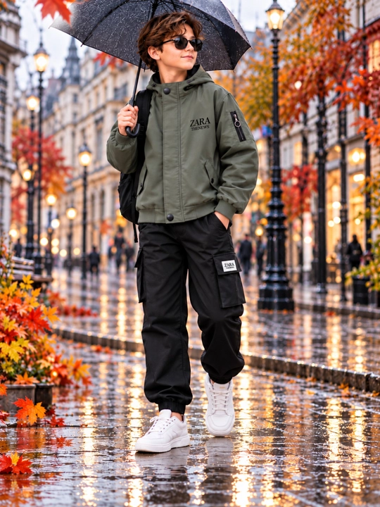 O'g'il bolalar sport kostyumi, 3 qismli  ZARA bolalar sport kostyumi, kuz va bahorga mos