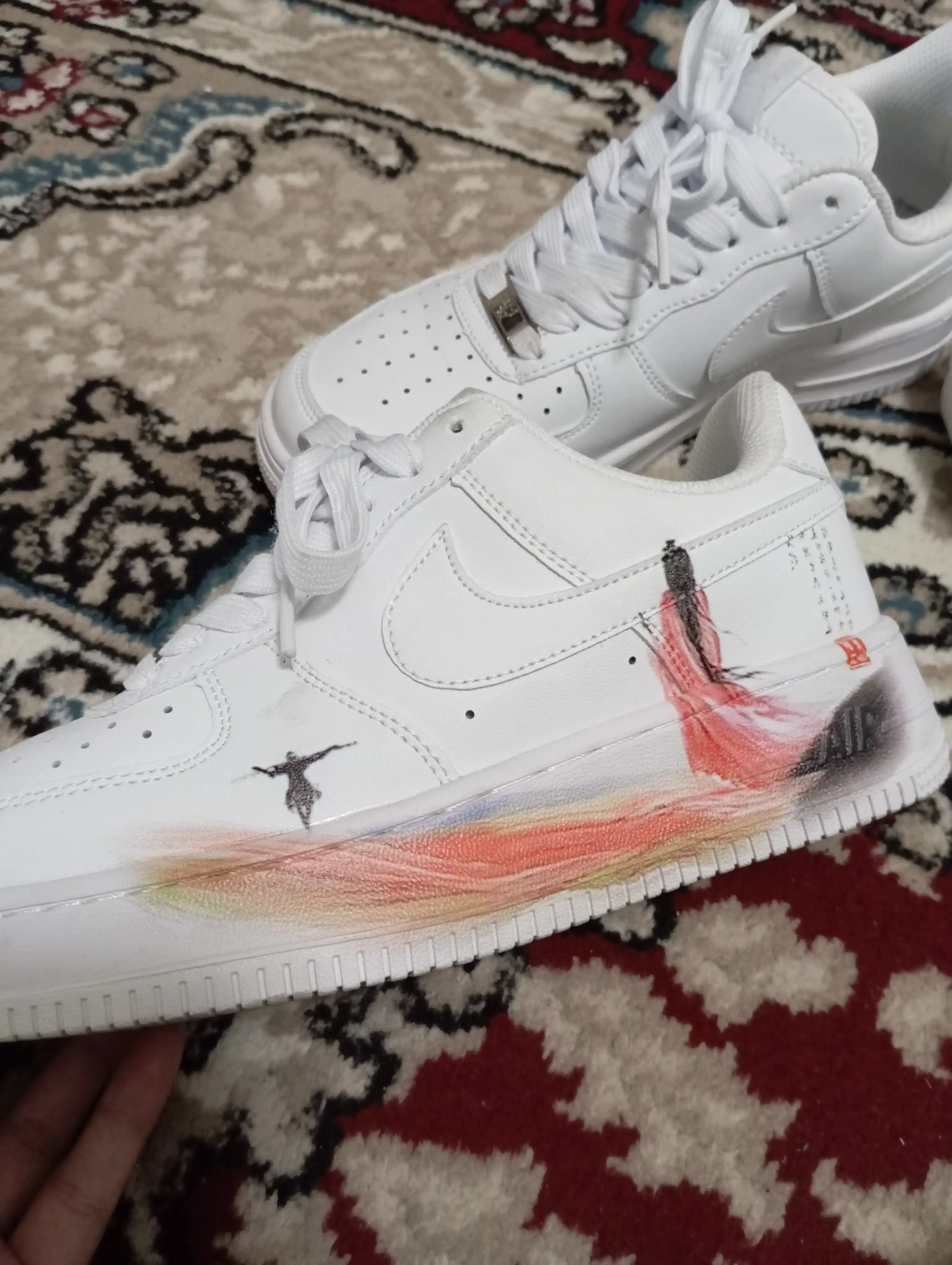 NIKE AMERICANO AIR FORCE Женские и девичьи осенние кроссовки Качество 1:1 Документированно