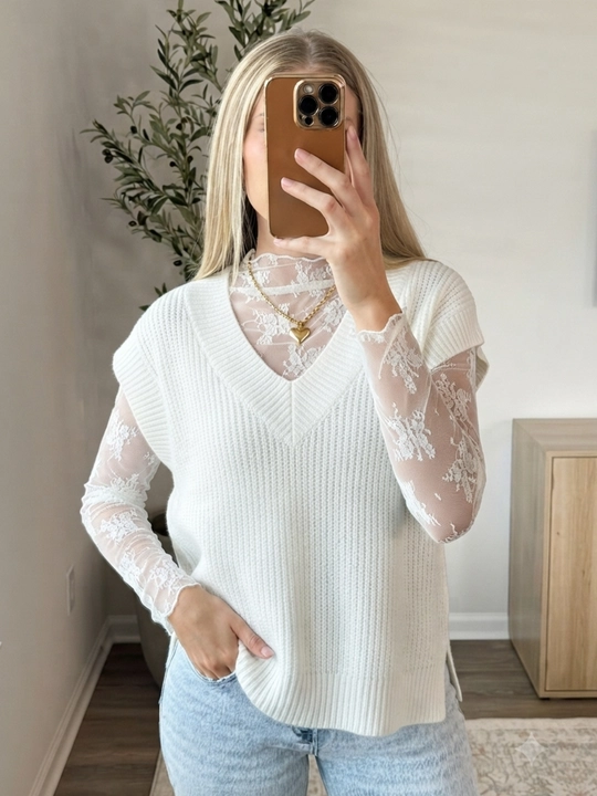 Gipyur kofta, to'rli bluzka, logsliv, setka kofta, shaffof bluzka, standart  42-44 - 