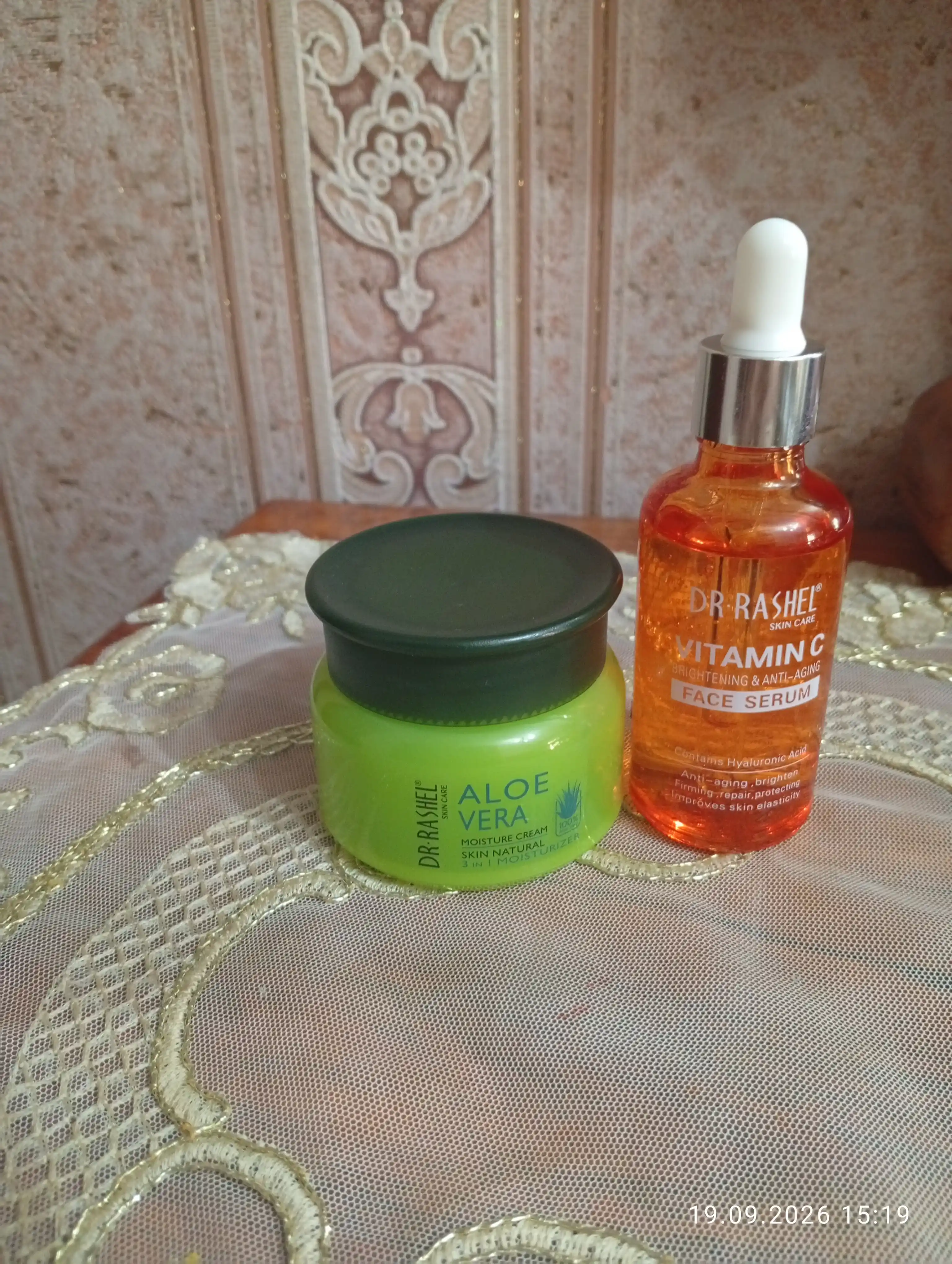 Dr.Rashel Aloe verali 3 in 1 yuz kremi, namlantirish, oziqlantirish va parvarish, 50 g