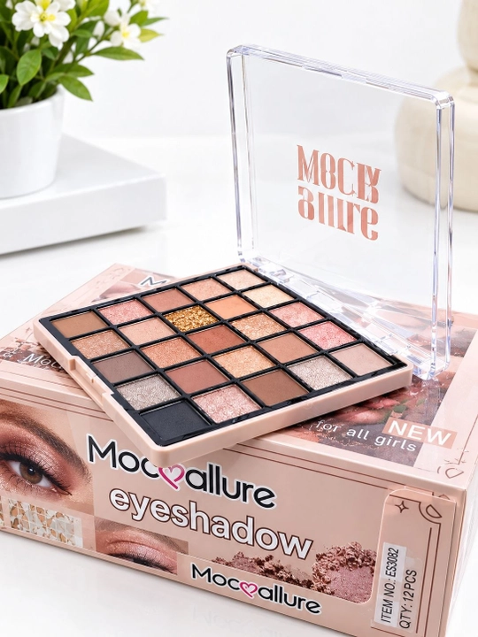 Ko'z qovoqlari uchun palitra Moc Allure Eyeshadow, 25 xil rang - 