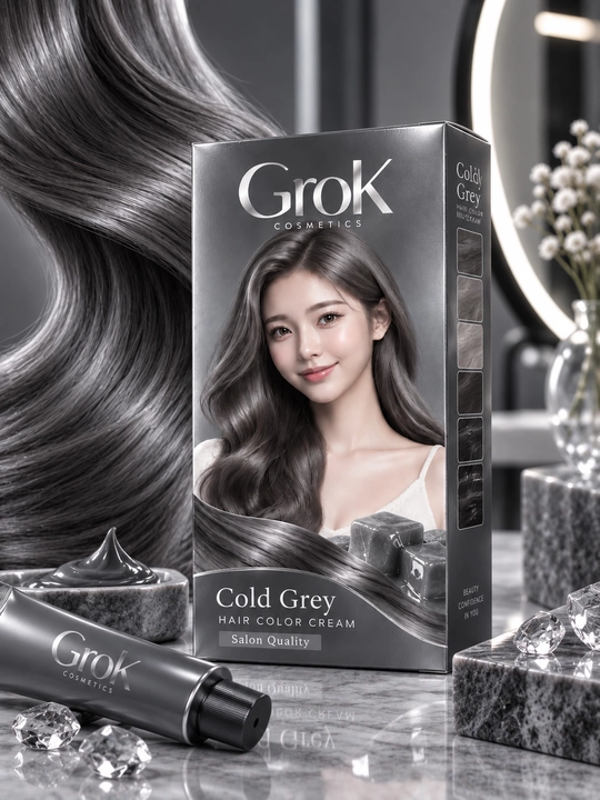 Стойкая краска для волос grok, Корея
