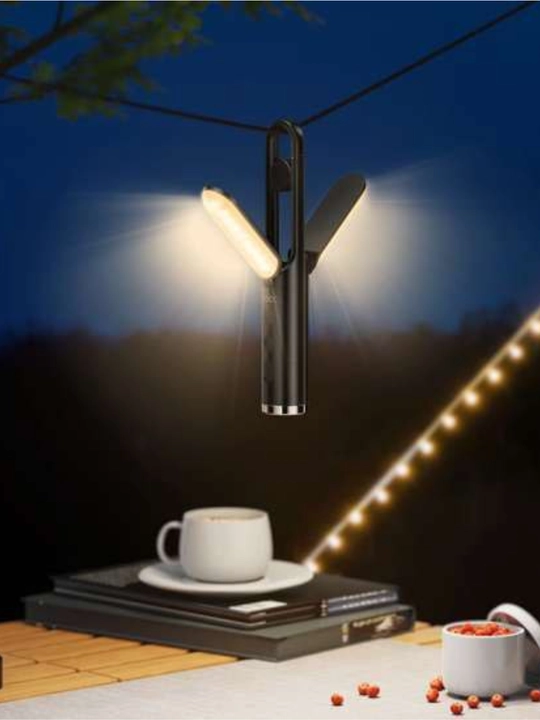 HOCO HX13 2-in-1 kemping LED fonar, 3 Vt, 1200 mA·soat akkumulyator - 