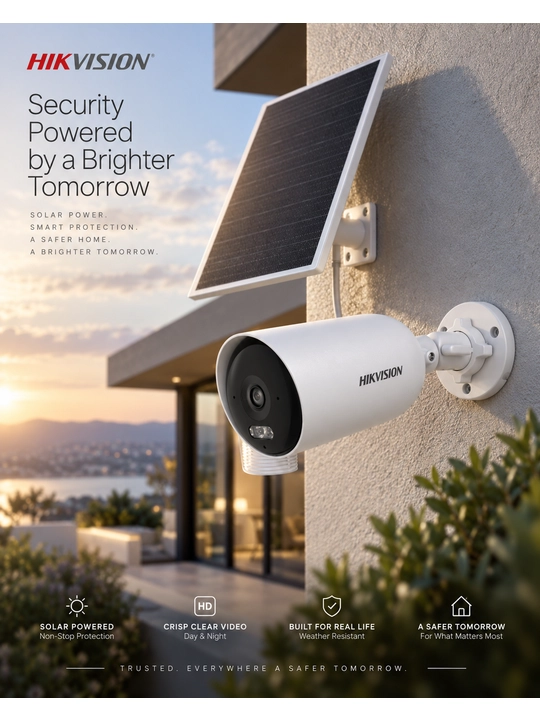 Hikvision DS-2CFS04/4G 4G kuzatuv kamerasi, SIM-karta bilan, Full HD, tungi ko‘rish