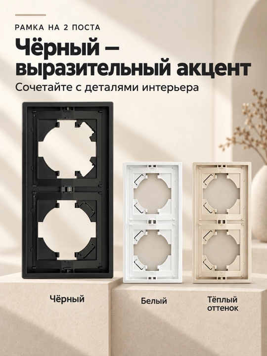Короб для розетки, декоративный монтажный короб для установки розеток