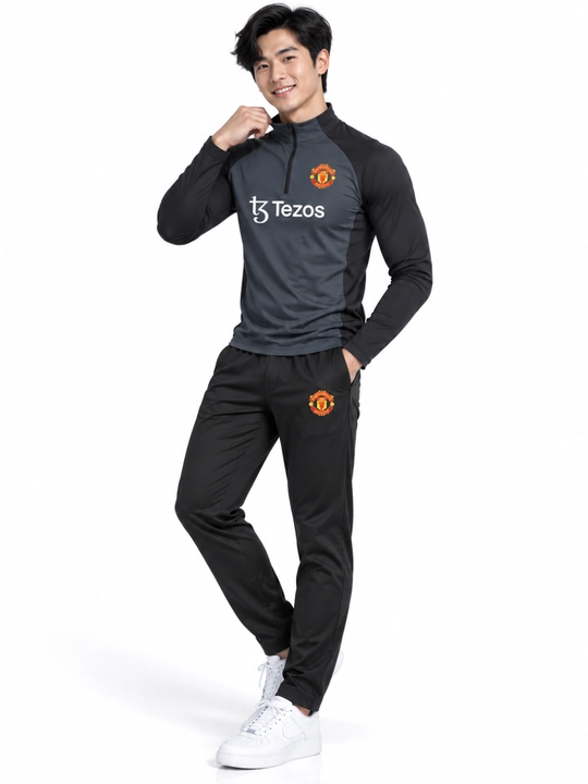 Erkaklar sport kostyumi futbol uchun 2v1, mashg‘ulot va yugurish uchun, M–4XL