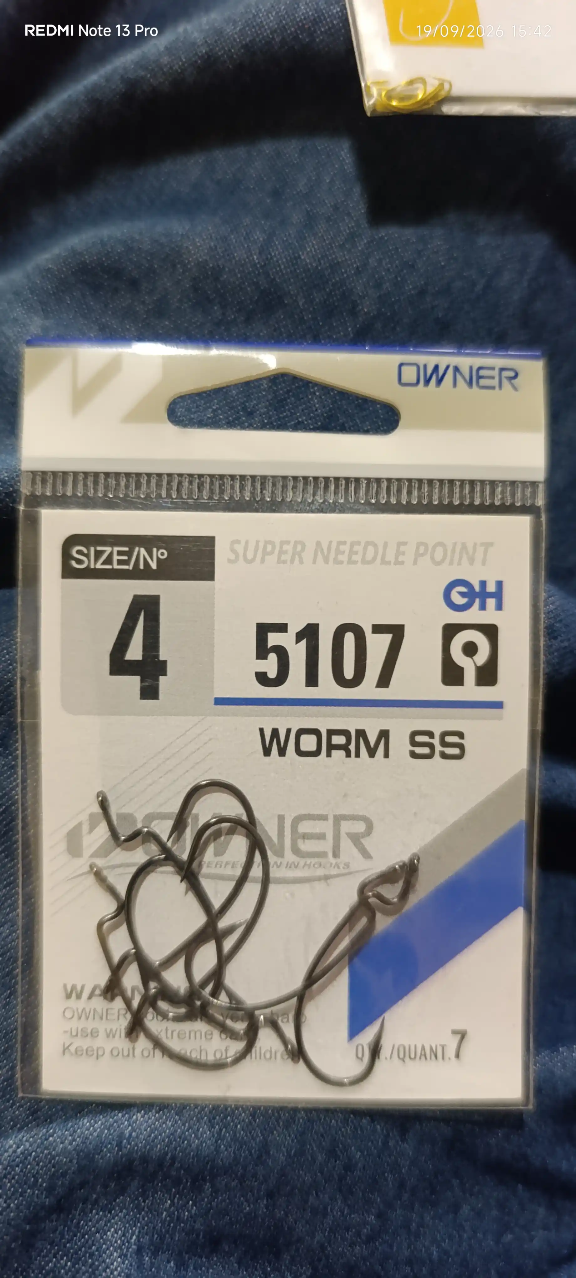 Крючок офсетный Owner 5107 Worm SS