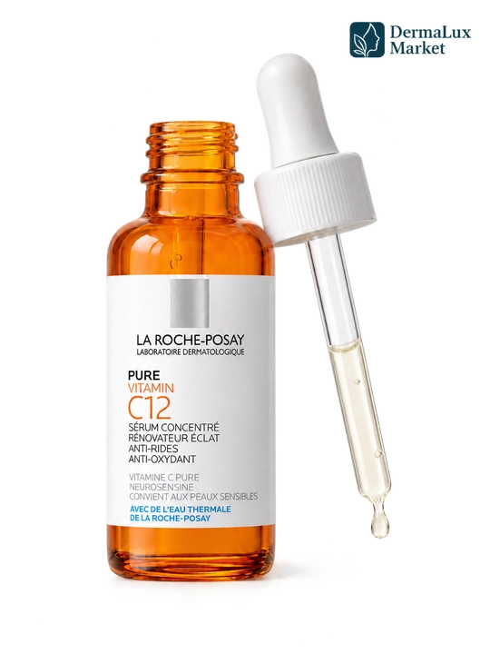 Posay Vitamin C12, yuz uchun antioksidant parvarishlovchi zardob, 30 ml
