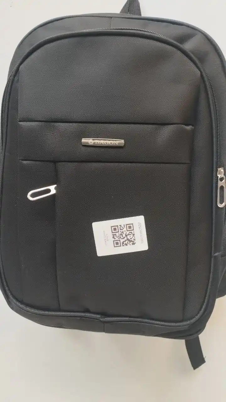 Qora premium maktab ryukzagi, GOPACK, mustahkam va yengil model kundalik foydalanish uchun