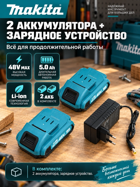 Akkumulyatorli drel-shurupovert MK 48V