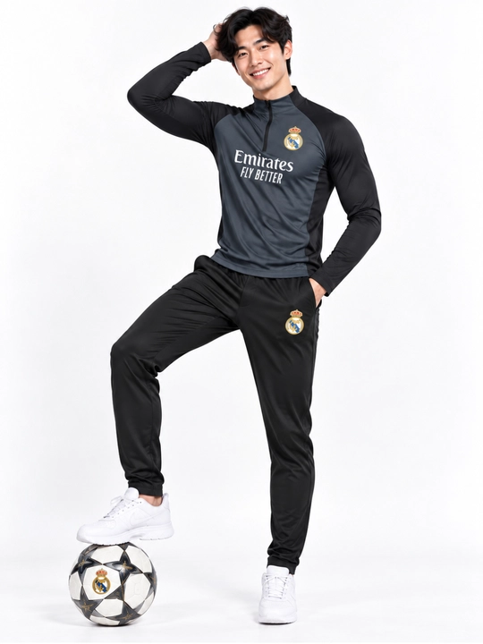 Erkaklar sport kostyumi futbol uchun 2v1, mashg‘ulot va yugurish uchun, M–4XL