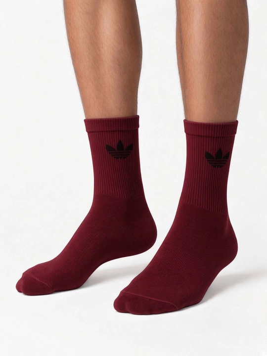 Мужские классические хлопковые носки в стиле Adidas, 2 пары, 5 цветов - 