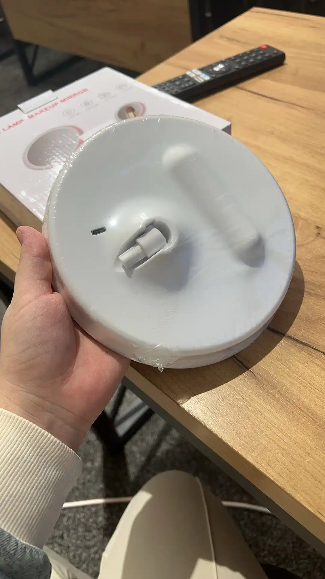 LED yoritgichli buk kosmetik o'ynacha, USB zaryadlovchi, 3 ta yoritish rejimi
