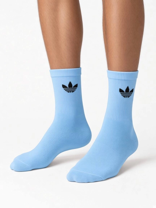 Мужские классические хлопковые носки в стиле Adidas, 2 пары, 5 цветов - 