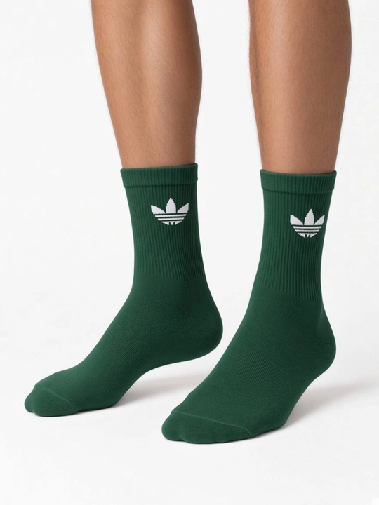 Мужские классические хлопковые носки в стиле Adidas, 2 пары, 5 цветов - 