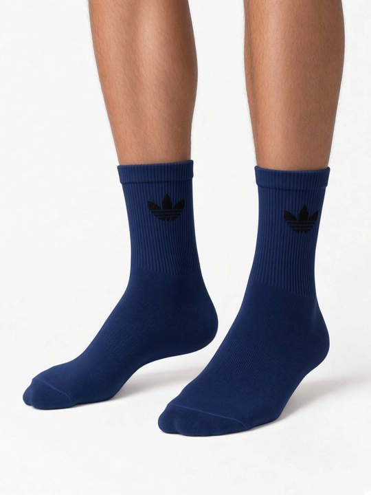 Мужские классические хлопковые носки в стиле Adidas, 2 пары, 5 цветов - 