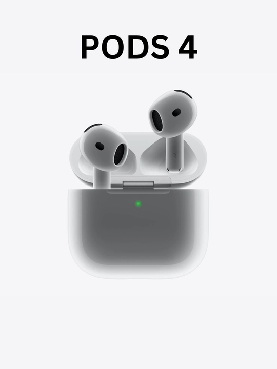 Simsiz quloqchinlar Pods 4, iPhone va Android uchun naushnik sensorli