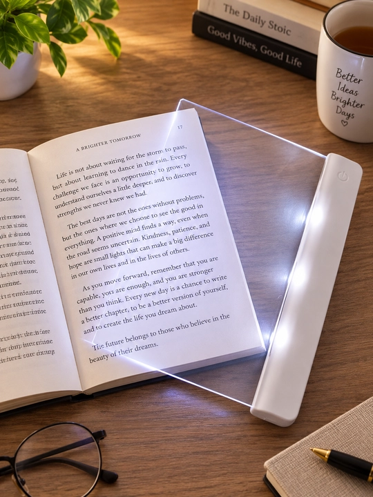 Kitob o‘qish uchun LED lampa, Qorong‘ida kitob o‘qish uchun yoritgich
