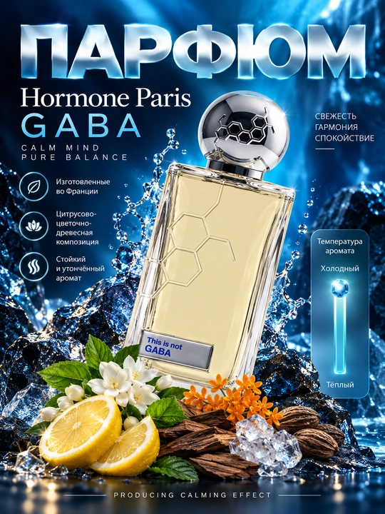 Gaba Hormone Paris ichimlik fransuz parfyumeri, 3/5/10/30/50 ml - 