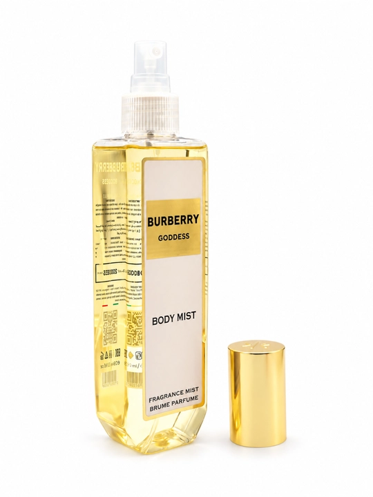 Burberry Goddess Body Mist ayollar uchun xushbo‘y tana spreyi, vanil va lavanda, 200 ml