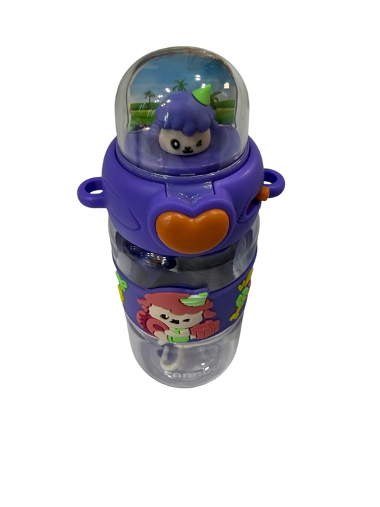 ZANNUO bolalar uchun so'rg'ichli va chayqaladigan qopqoqli suv shishasi, 500 ml