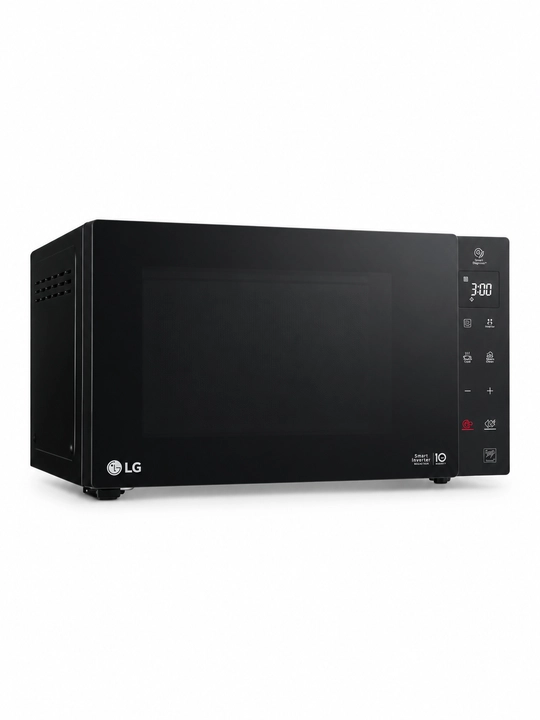 LG MS2535GIS NeoChef mikroto‘lqinli pechi, 25 l, 1000 Vt, Smart Inverter, qora