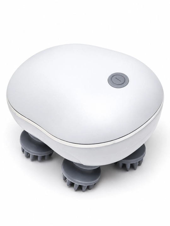 Elektr massaj apparati Smart Scalp Massager, bosh terisi va tana uchun 3 rejimli massajer