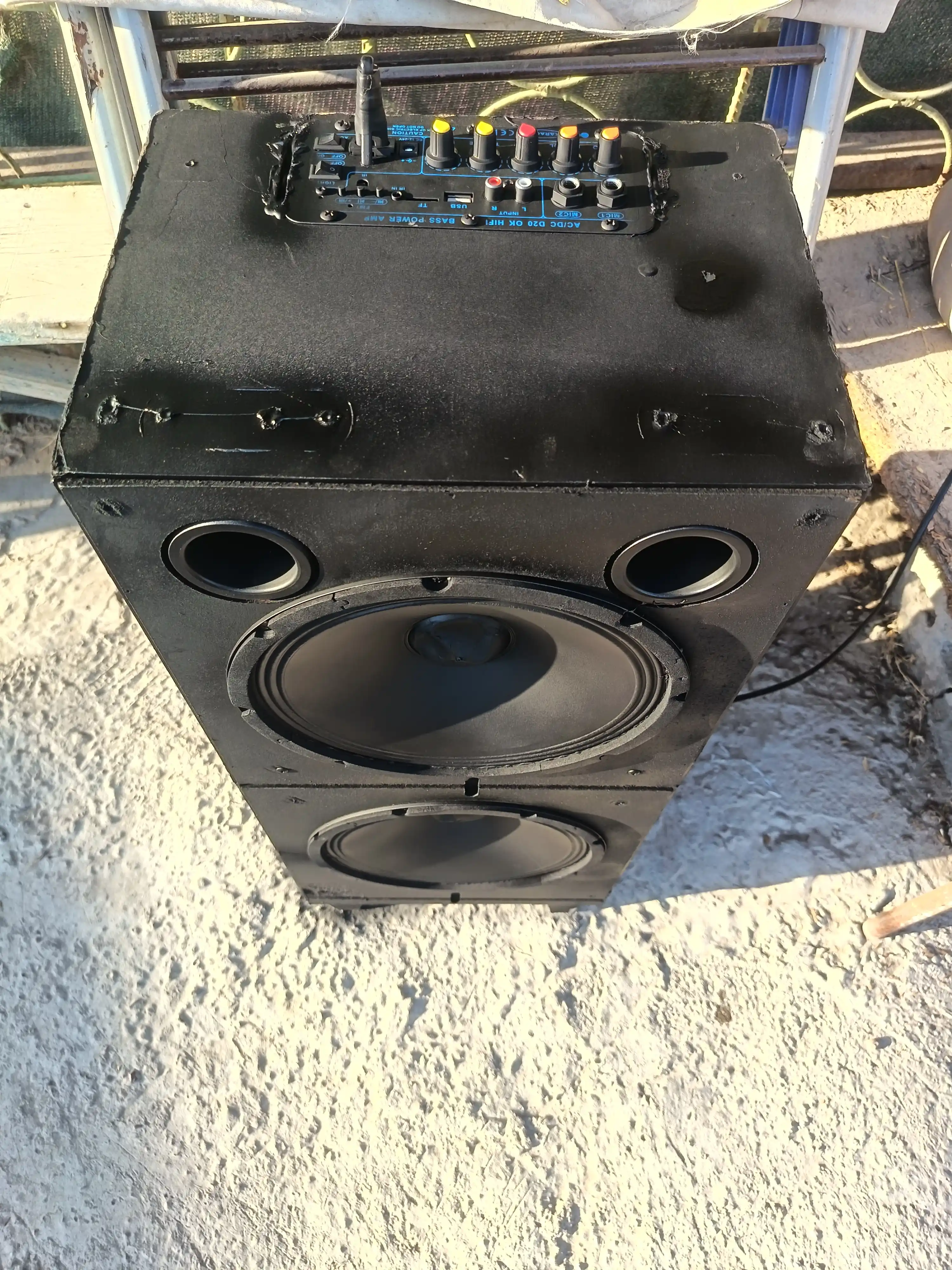 D20 OK HIFI Bass Power Amp аудио усилитель, Bluetooth USB TF FM AUX, 80W RMS