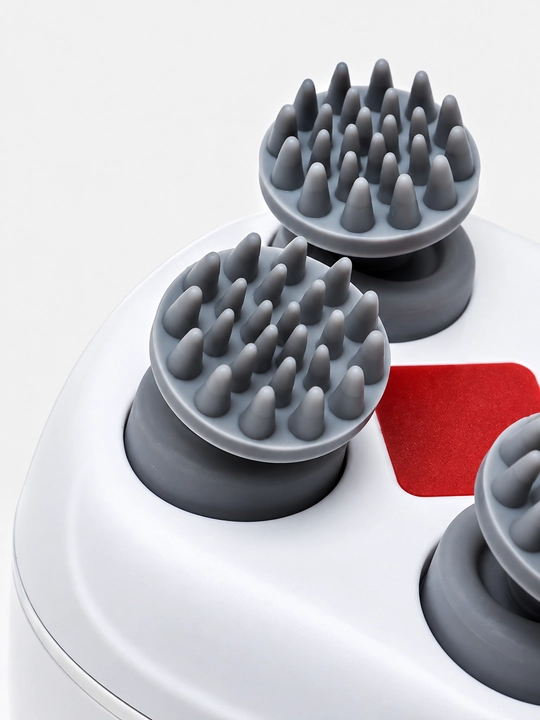 Elektr massaj apparati Smart Scalp Massager, bosh terisi va tana uchun 3 rejimli massajer