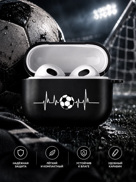 Стильный чехол для AirPods 1/2, 3, 4, AirPods Pro, AirPods Pro 2, AirPods Pro 3 - 