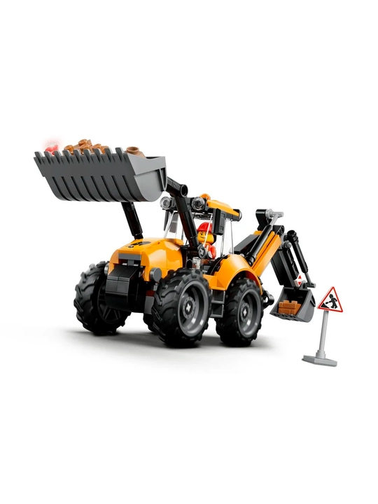 Конструктор LEGO City Экскаватор-погрузчик 60480, 301 деталей