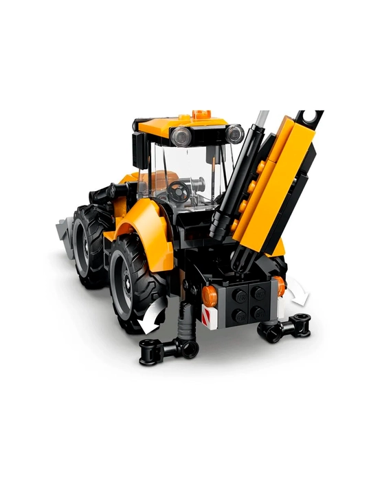 Конструктор LEGO City Экскаватор-погрузчик 60480, 301 деталей