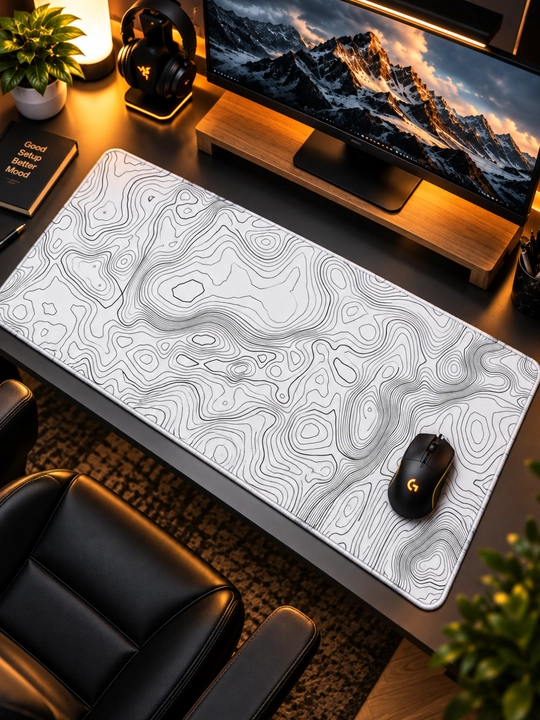 Большой игровой коврик для клавиатуры и мыши с RGB-подсветкой, 90×40 см