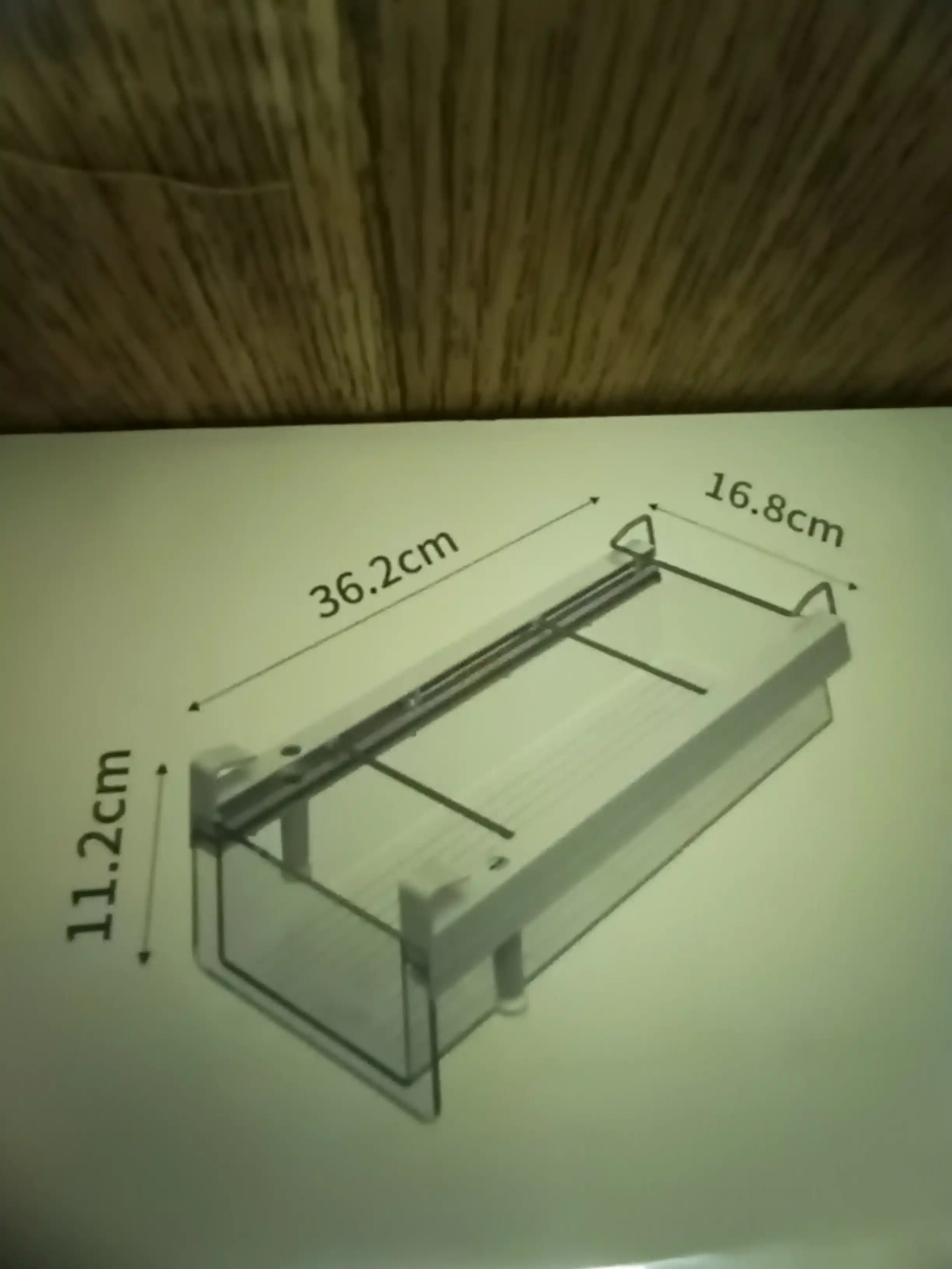 Sovutgichga osilgan javon, joyni tejash uchun, tanlash uchun 2 o'lcham