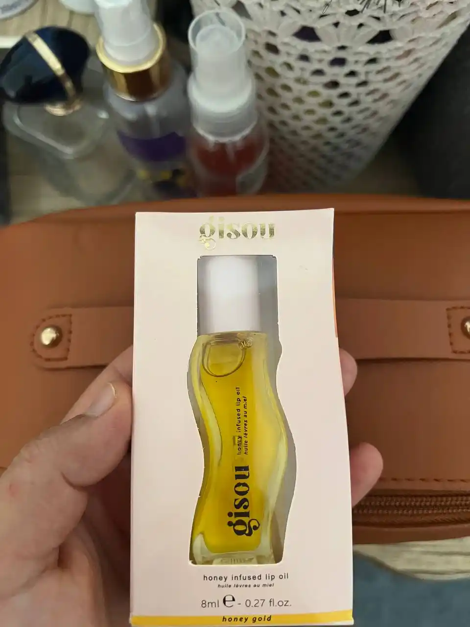 Gisou Honey – lab uchun blesk, namlantiruvchi moy, 8 ml